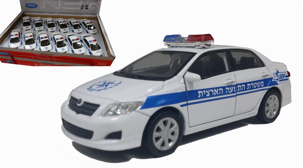 רכב משטרה בעברית – טויוטה קורולה משטרת התנועה