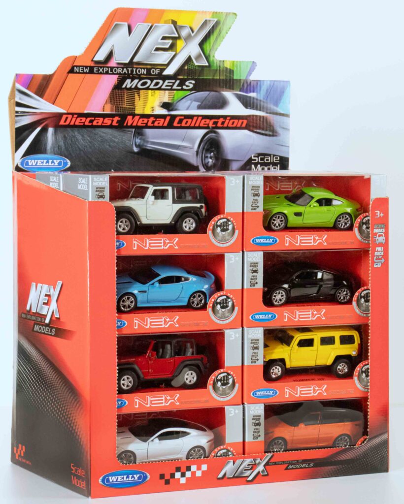 מגוון מכוניות פול בק קנה מידה 1/34