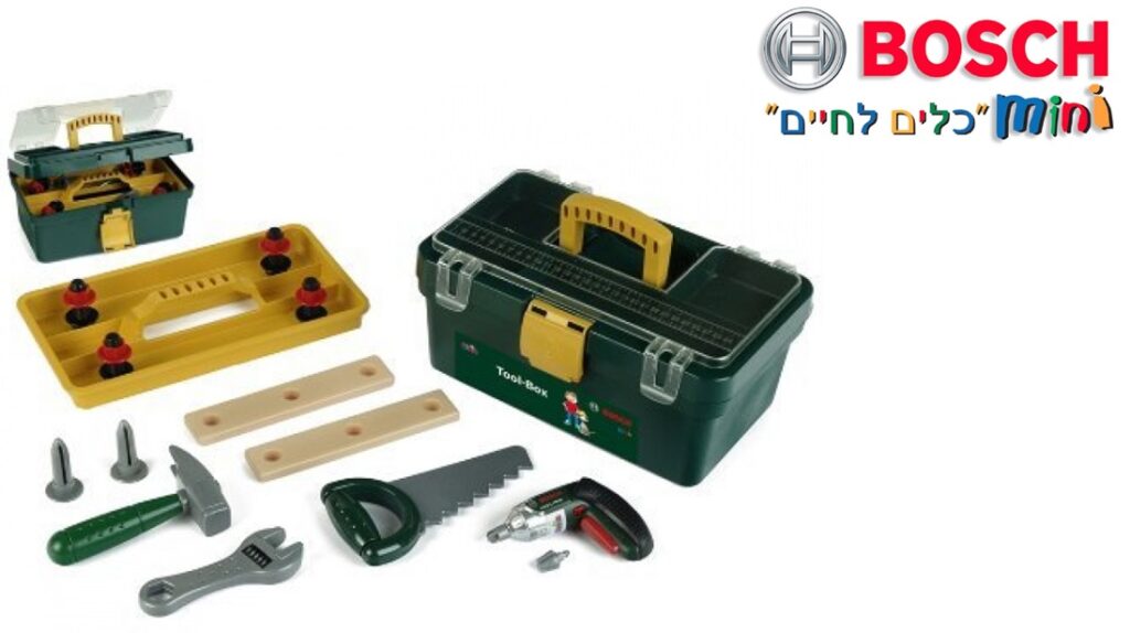 בוש קופסת כלי עבודה סגורה ומברגה מיני